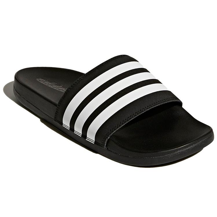 (WMNS) Adidas Adilette Comfort Slides 'Core Black White' Women's AP9966