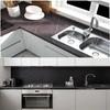Thicken Matte Marble Stickers Wallpaper Self-adhesive Kitchen Oil-proof Desktop Cabinets Countertops Furniture Decorative Film