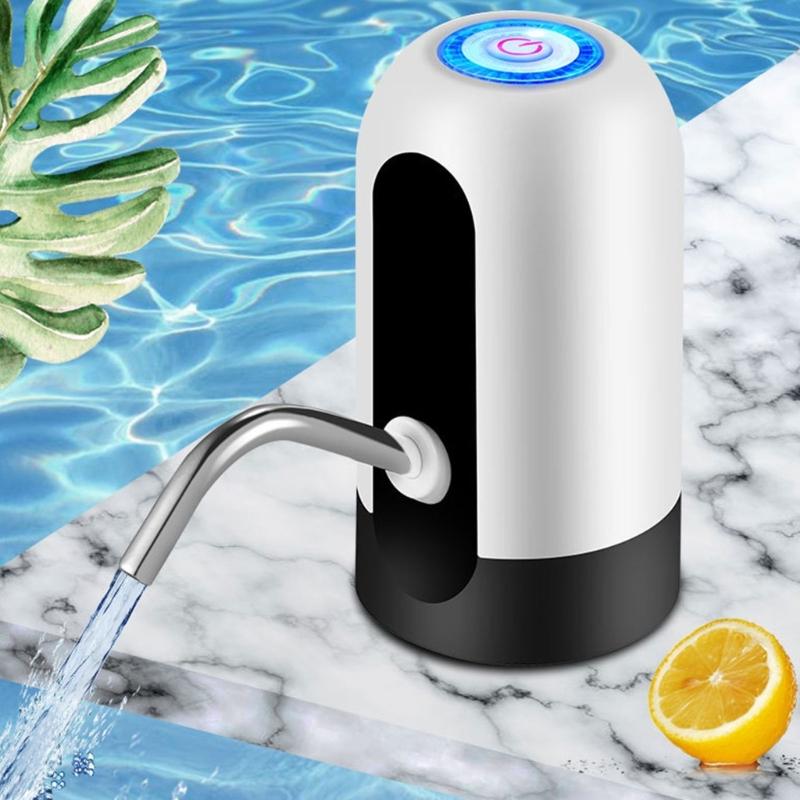 Rechargeable Water Dispenser Automatic Dispenser Pump Button Control Electric Drinking Water Pump for Family Use