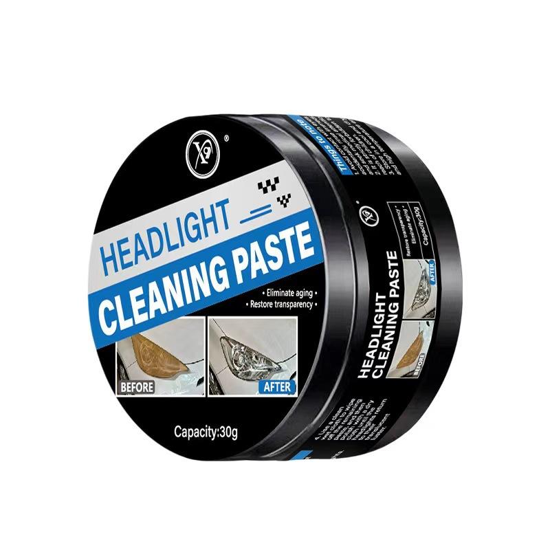Scheinwerfer-Linsen-Reparaturcreme 50g Kein Schleifen Auto-Licht-Polierpaste Zum Entfernen von Trübheit, Vergilbung & Wiederherstellen der Helligkeit