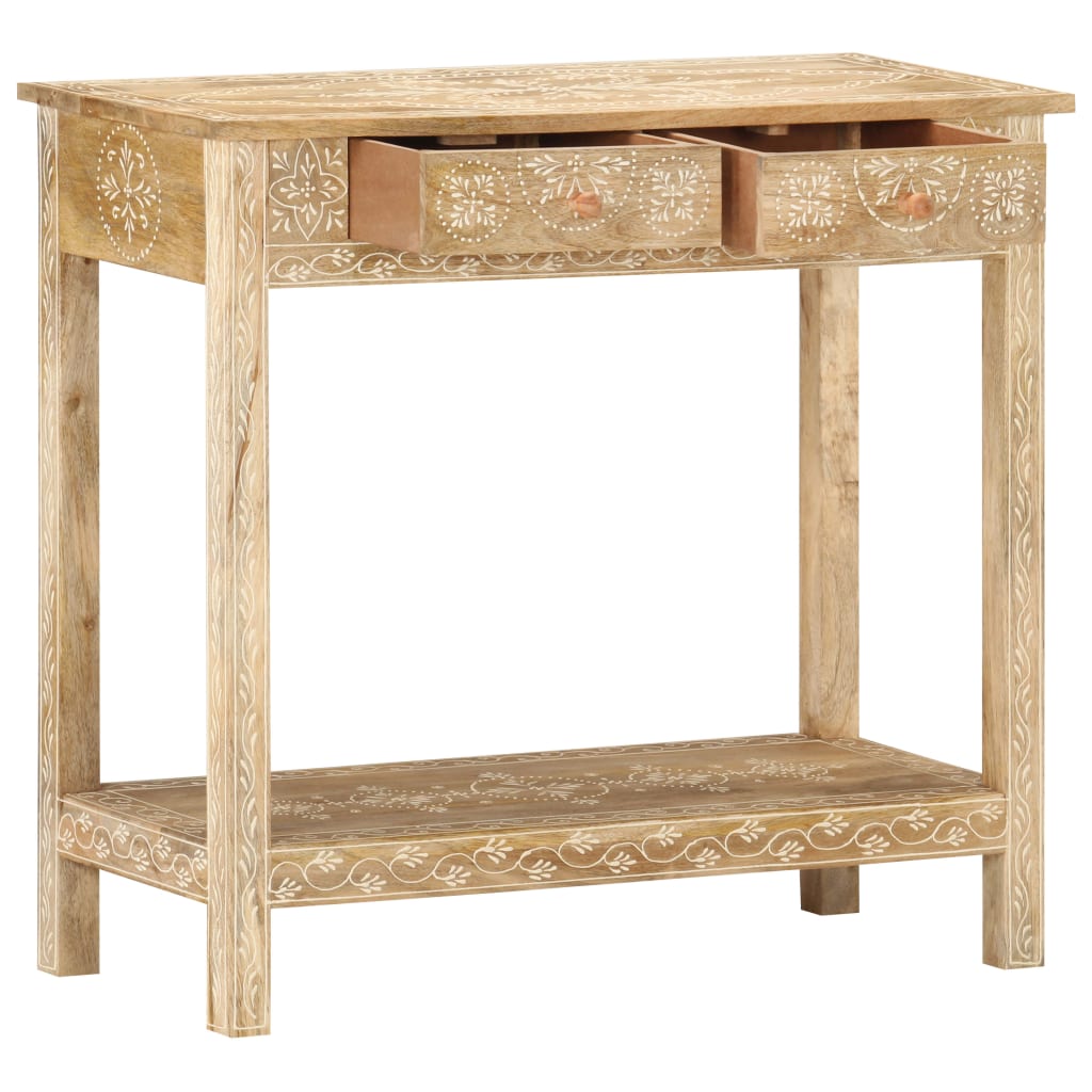 Console Table 80x35x74 Cm Solid Mango Wood