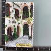 Valencia Castle Fridge Magnet Spain Travel Souvenir Cuenca Tenerife Menorca Resin Craft For Home Kitchen Decoration