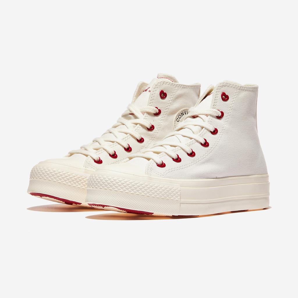 [Converse] Chuck Taylor All Star Lift Hearts Vintage White [A19058C] [Shipped from Korea] 100% Authentic