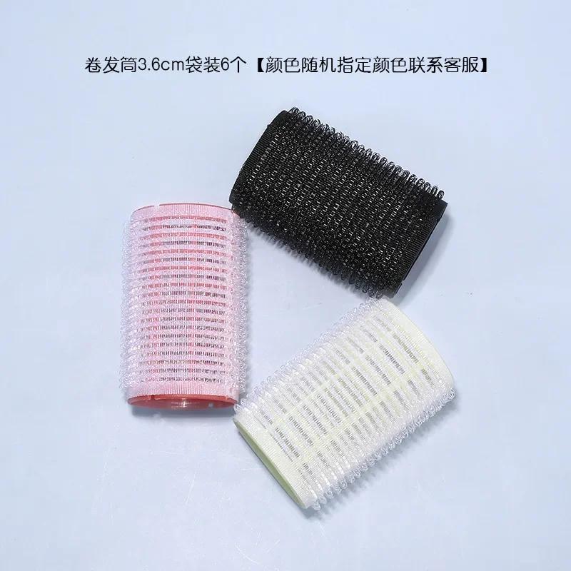 6Pcs Hair Rollers Heatless Curlers No Heat Hair Bangs Volume Salon Hairdressing Curlers Sticky Hair Styling Tool