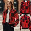 Women's Printed Casual Jacket - Autumn Winter Fashion