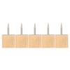 Practical Durable Delicate Wooden Pushpin Cute Style In High Quality(30pcs, square pushpin)