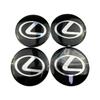 AGE2   For Lexus 4pcs Car Wheel Center Hub Cap Badge Logo Sticker RX350 IS250 CT200h ES250 ES300h NX300h IS200 GS300