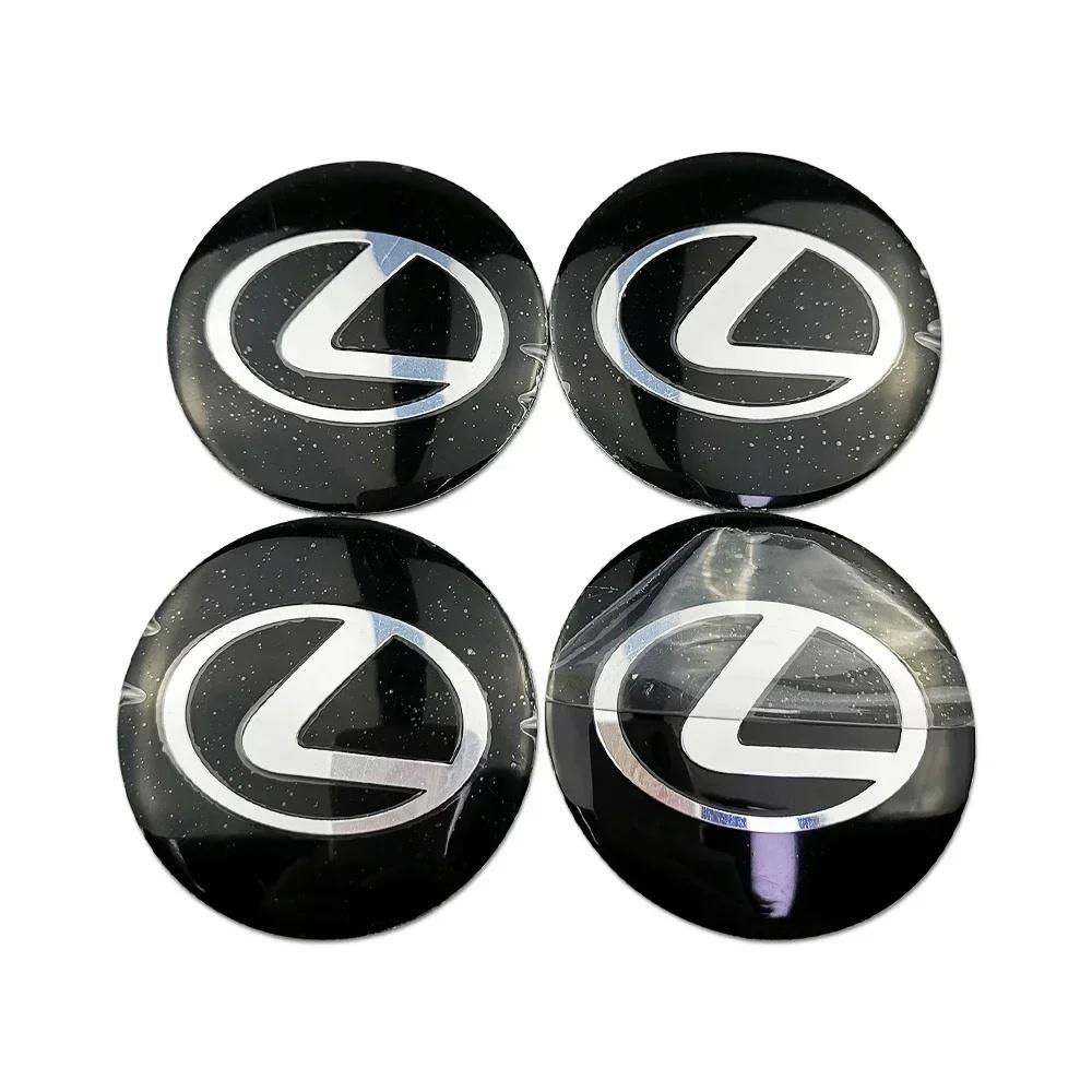 

For Lexus 4pcs Car Wheel Center Hub Cap Badge Logo Sticker RX350 IS250 CT200h ES250 ES300h NX300h IS200 GS300