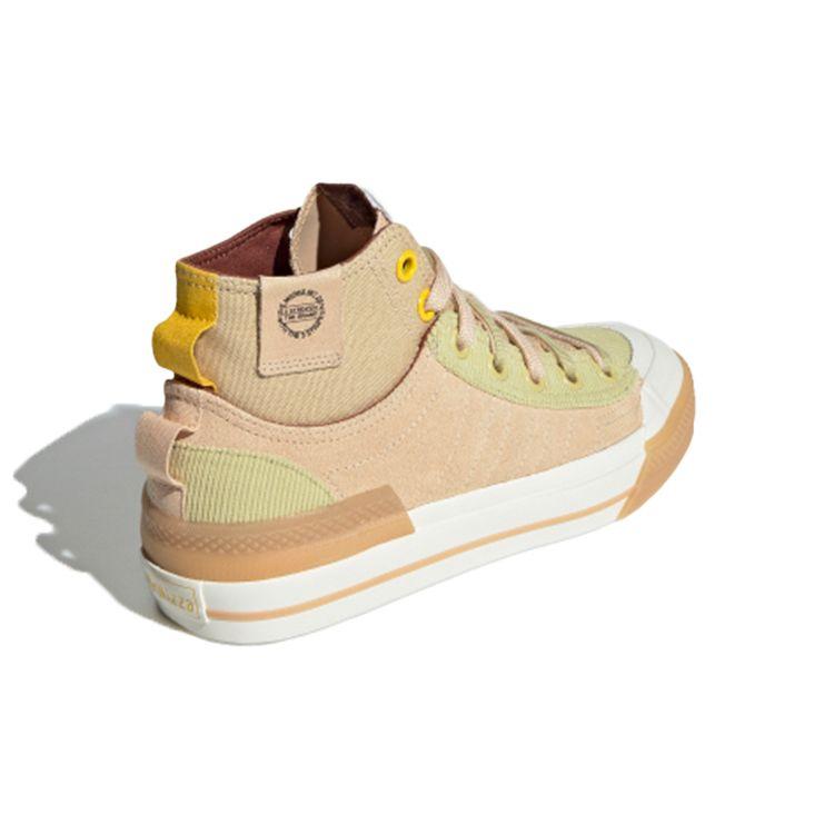 Adidas Originals Nizza Hi Dl High-Top Skate Shoes Women Sneakers Pink Brown GZ2647