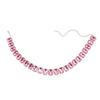 Square Colorful Crystal Choker Necklace Light Luxury for Women Party Gift