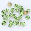 Large Round Colored Pointed Back Glass Rhinestones for DIY Phone Cases and Nail Art.