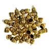50pcs 10mm Bell End Cap Mesh Kumihimo Cord Tassel DIY Making Black