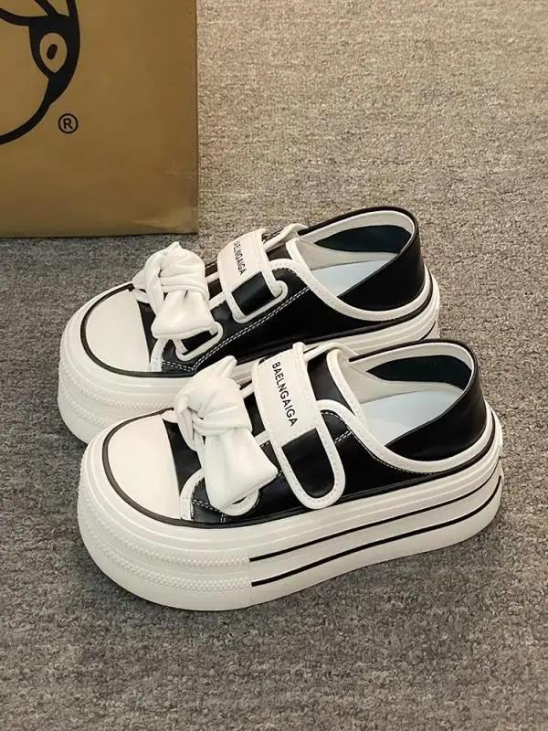 Shoes Beige Heeled Sandals House Slippers Platform Slipers Women Black Soft Rubber PU Hook Loop Canvas Solid Spring Round 35 чёрный 3490₽