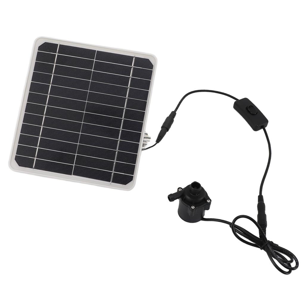 50W Solarbetriebene Wasserpumpe Solarpanel-Kit 24-Stunden-Betrieb Solarpanel-Wasserbrunnen-Pumpen-Kit