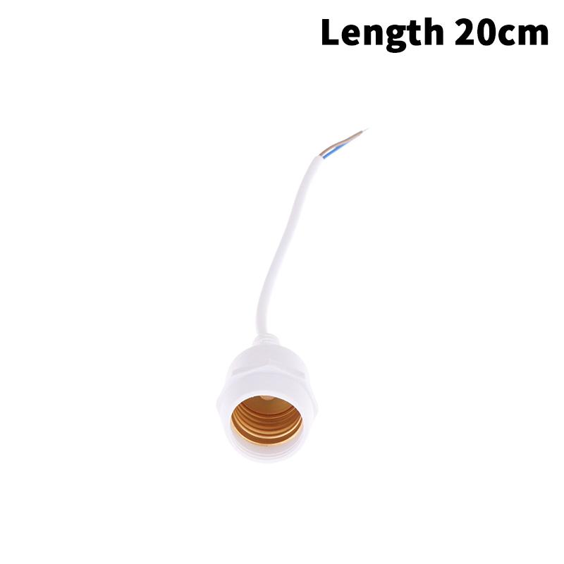 20/30/50/100/200Cm Outdoor Waterproof E27 Lamp Holder With Power Cord Socket Industrial Farm Screw String Lamp Connector