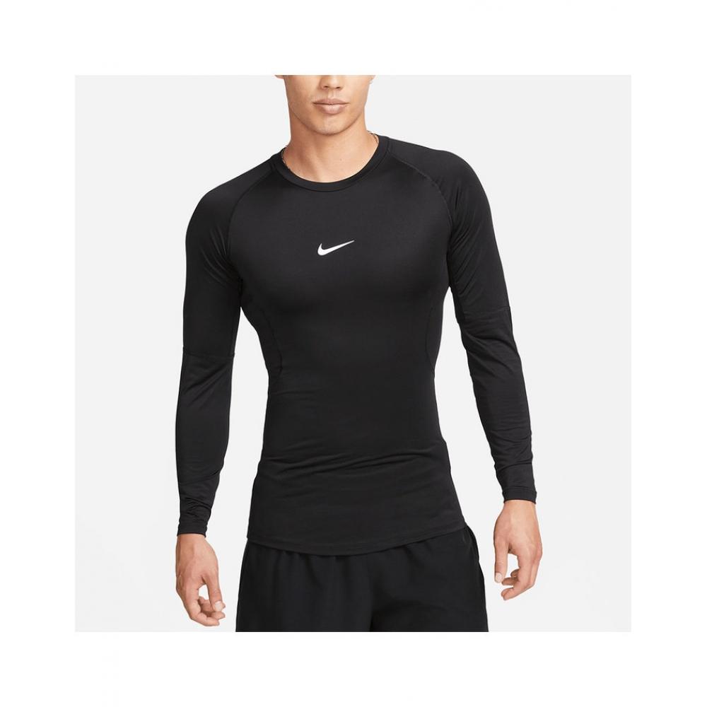 

A Nike Men S Dry Fit Tight с длинным рукавом Fb7920 010 black white/95