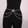 Sexy Gold Color Crystal Waistband Adjustable Length Chain Waist Chain for Women Boho Belt Body Jewelry Summer Bikini Accessories