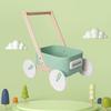 Wooden Toddler Walker: Hand-Pulled Push Cart and Playhouse with Storage for Learning To Walk