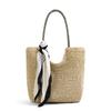 Woven Bag Straw Women'S Bag Large Capacity Versatile Shoulder Vegetable Basket Beach Tote Bag