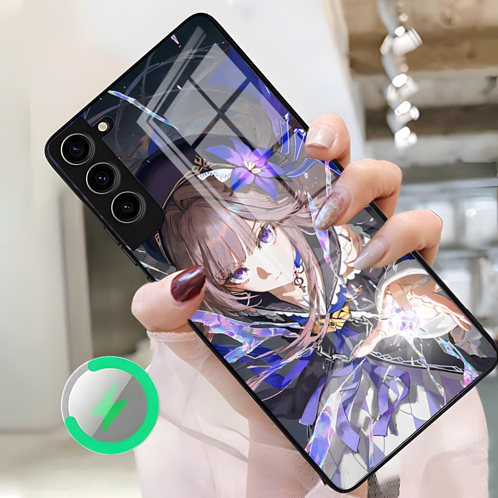 Honkai Star Rail Herta Phone Case For Samsung S26 Ultra S25 Edge S23 S22 S21 S20 Ultra Plus S24 Fe A25 Magnetic Glass Cover