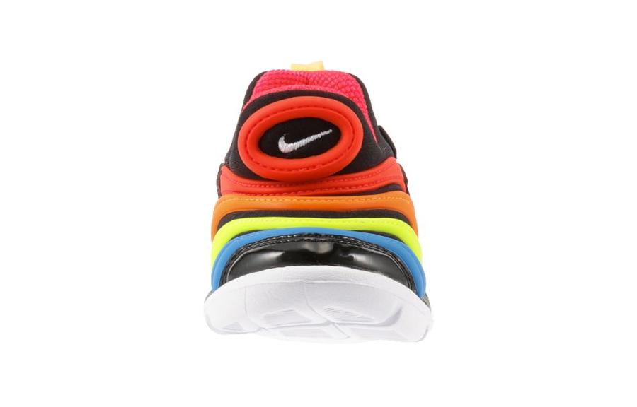 Nike Dynamo Free Comfortable Slip Resistant Cushioning Abrasion Resistant Low Top Toddler Shoes Black Red Blue 343938-018