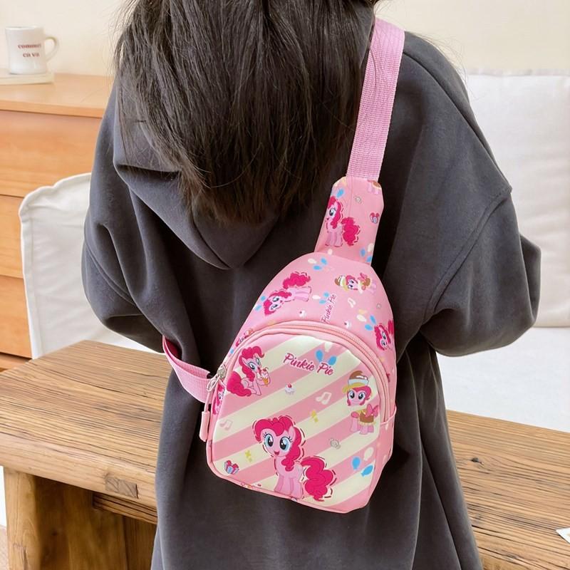 Unicorn Kids Whimsical Chest Bag Ultra Lightweight Nylon Backpack For Everyday Adventures