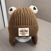 Windproof Pullover Cap Cute Bear Beanie Hat New Knitted Hat  Outdoor Sports