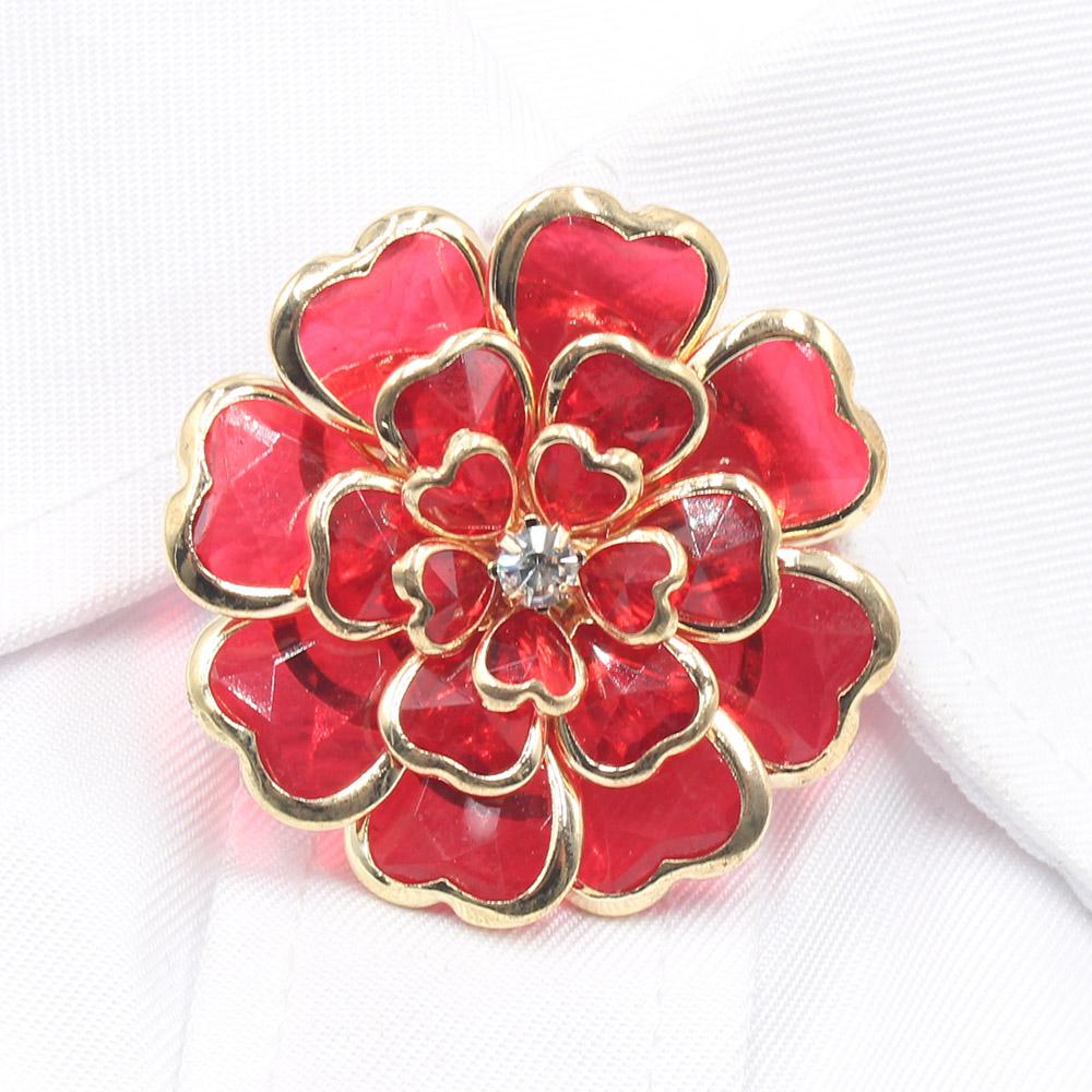 

New 1 piece 35MM Flower Shaped French Style Shirt Cufflink Set, Simple Sweater, Wedding Dress, Clothing Decoration Accessories