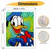 Disney Donald Duck Digital Oil Painting Diy Handpainted Coloring Painting Home Decoration Funny Portrait Wall Art Living Room Decor