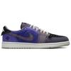 Zion Williamson X Air Jordan 1 Retro Low OG Voodoo Alternate Men Sneakers Blue Regency-Purple Vapor-Green IH2309-500