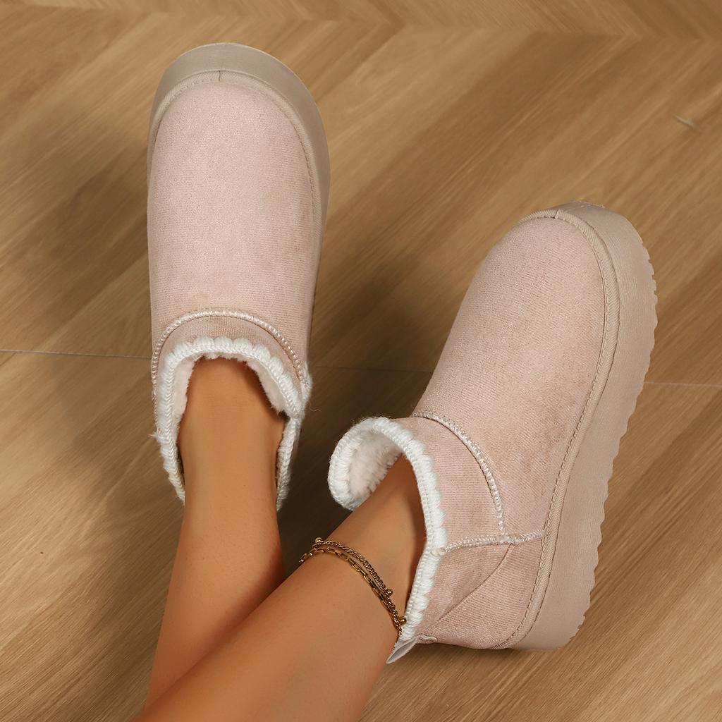 Fashion 2025 New Women Winter Fashion Thick-soled Snow Boots Flat-soled Plus Cotton Shoes Comfortable Casual Boots Women Shoes for Women