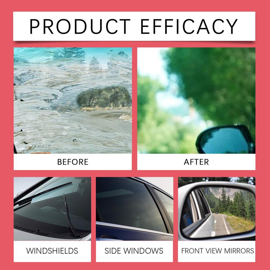 Car Glass Coating Brush – Stain Removing & Cleaning Tool for Clear Visibility
