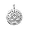 Dawapara Salomon Anhänger Pentagramm der Sonne Amulett Anhänger für Halsketten Edelstahl Schmuck Talisman Zubehör