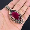 Ruby Pendant Gemstone Jewelry,  999 Copper Wire Wrapped Handmade Pendant, Latest Design Jewelry