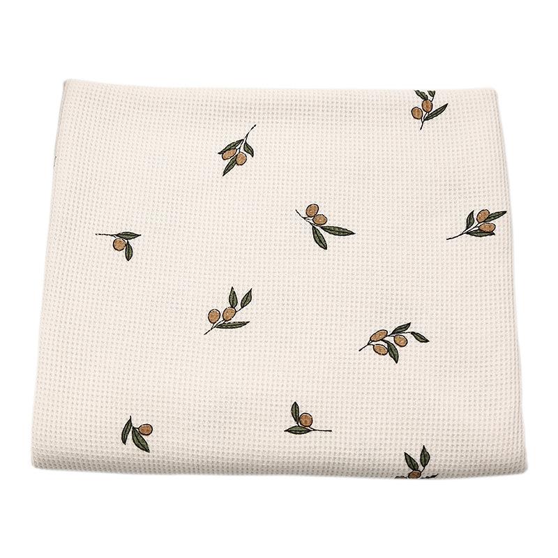 Tkanina Waflowa 45x160cm Miękka Oddychająca na Sukienki Odzież Domową Koszulki Odzież Dziecięca Ręcznie Robiona Materiał DIY