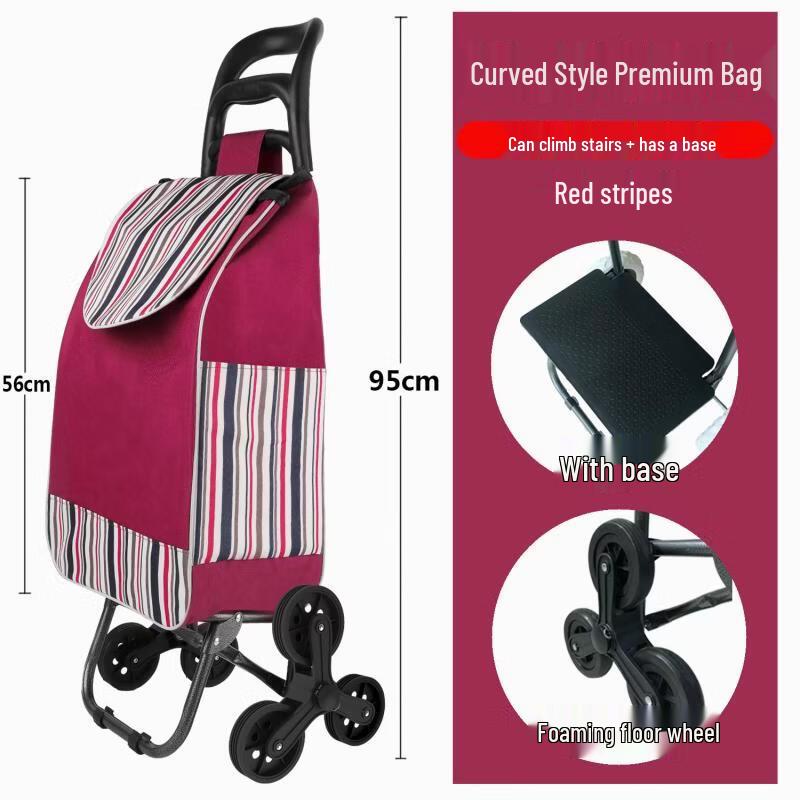 Chengyang Upgraded Foldable Stair Climbing Shopping Cart