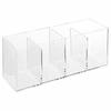 Selena Bathroom Container With 4 Compartments Transparent