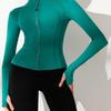 Women's Stand Collar Zip-Up Yoga Jacket