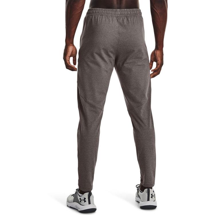 Under Armour Solid Color Drawstring Slim Fit Sports Pants Men Bottoms Brown 1373730-176