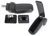 Skoda Fabia I 99-07 armrest SET BLACK ECO LEATHER + installation kit