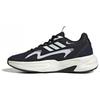 OZWAVE Ripple Schuhe Textil, Leder Niedrig geschnitten Klobige Sneaker Unisex Schwarz ID3573