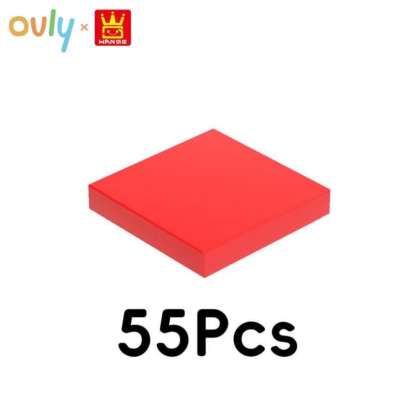 WANGE 2*2 Building Blocks 100Pcs Small Compatible Bricks 4-Hole Smooth Panel Elements Accessories MOC DIY Bulk Kids Toy No.3068