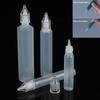 10/15/30/50ml 5Pcs Refillable Plastic Dropper Bottles Pen-Shape Containers for Ink, Essential Oils, and Pigments