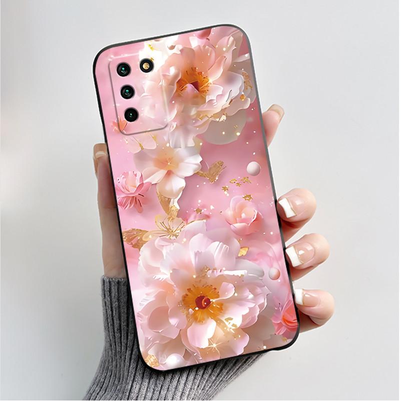 

Для ZTE Blade V30 Vita Чохол Квіти Метелики Чохол для Телефона Для ZTE Blade V30 Vita V30Vita Силіконова Задня М яка Кришка Coque Fundas ZTE Blade V30 Vita