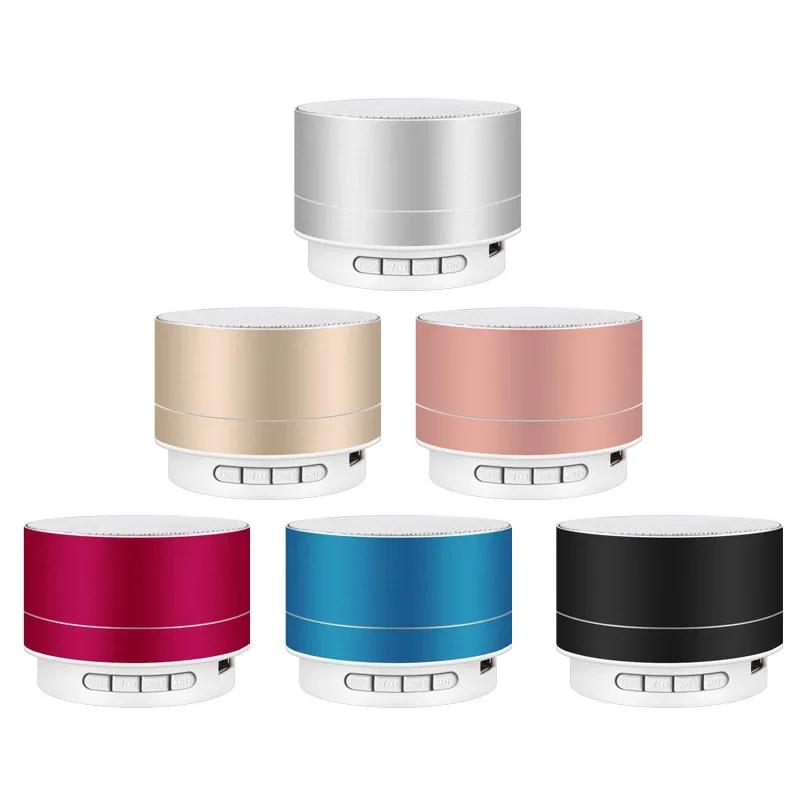 Aluminum Alloy Wireless Bluetooth Speaker Mini Portable Outdoor Subwoofer Music Sound Box for Mobile Phone TF Card PC A10