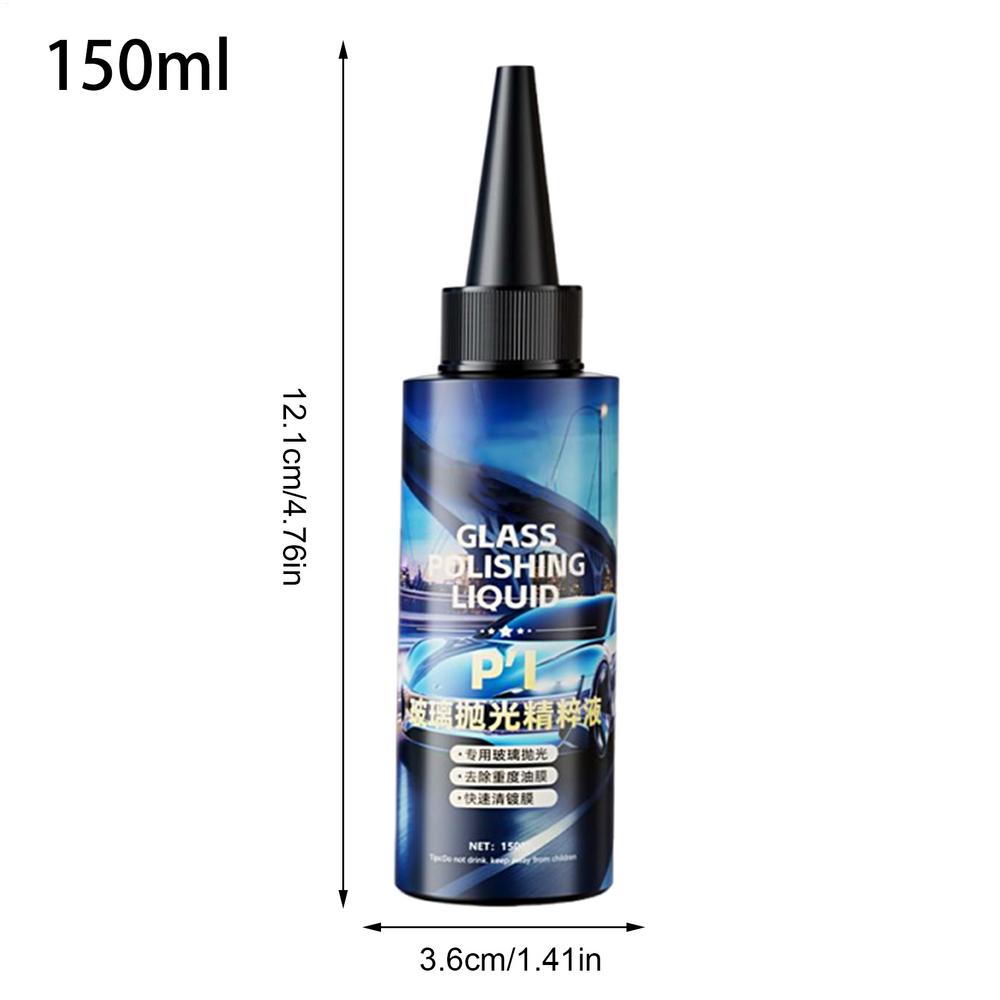 

150ml Car Glass Oil Film Remover Automotive Polishing Compound, for Headlight Rearview Tire Furniture Marine RV Cleaning tool