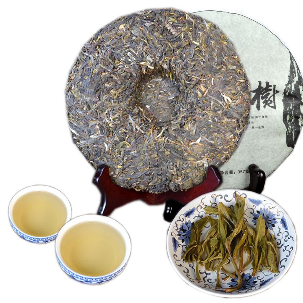 357g Authentic Natural Raw Pu-erh Tea Yunnan Top Menghai Premium Pu'er Green Tea
