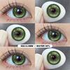 Eyeshare PAMPAS Brown Contact Lenses 1 pair Natural Soft Lens Big Eyes 14.5mm Eye Contacts Gray Pupils Green Purple Lens