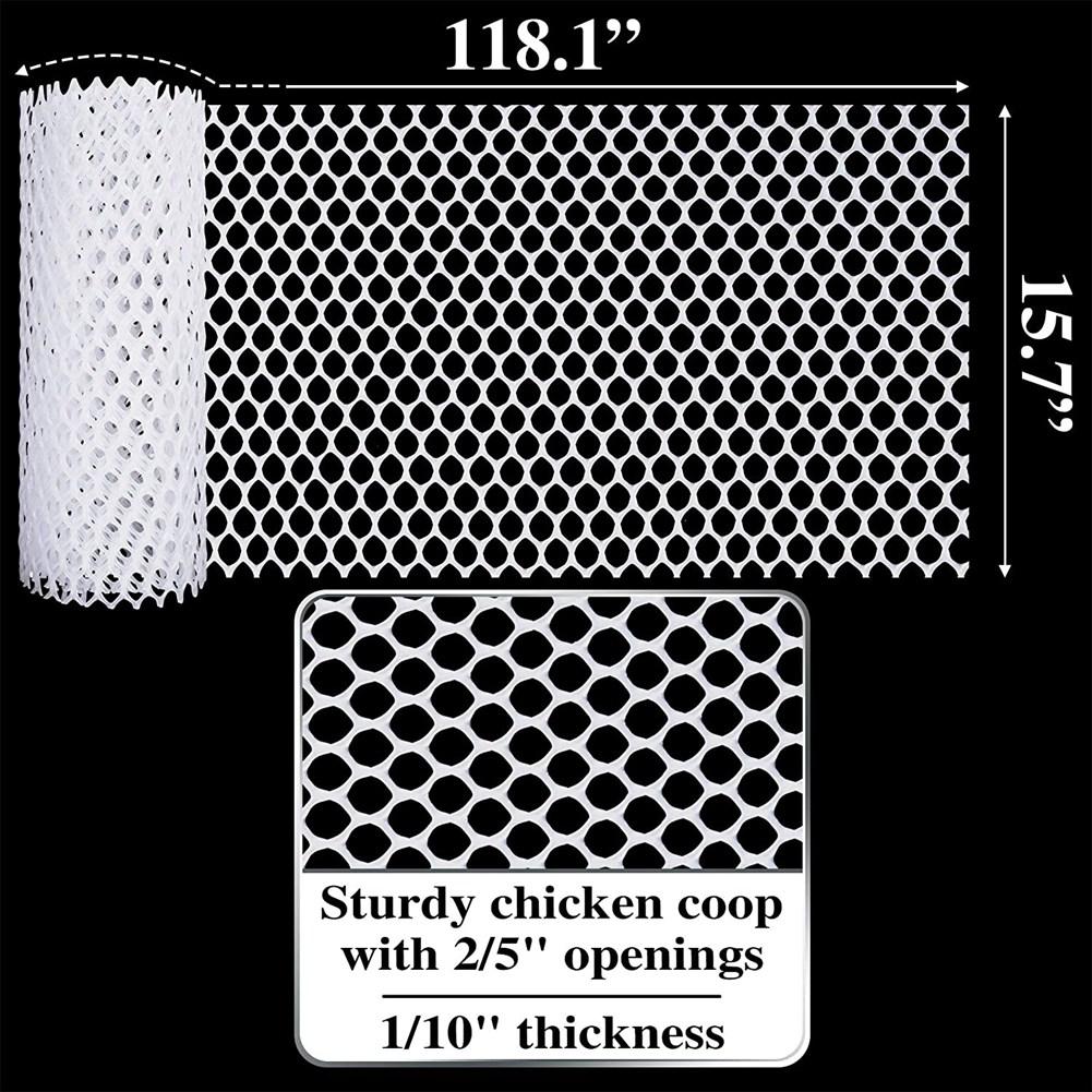 M-Modern-Plastic Chicken Wire Fence Mesh,Fencing Wire For Gardening, Poultry Fencing, Chicken Wire Frame For Floral Netting