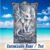 Dragon Phoenix Theme Beach Towel Personalized Custom Name & Text Soft Quick Dry Beach Towel for Swimming Travel